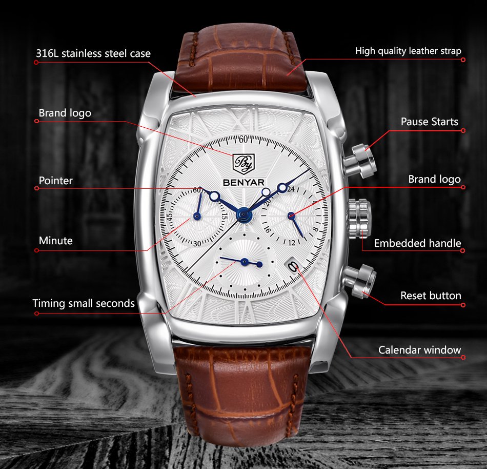 Relogio Masculino Mens Watches - Luxury Watch Holder For Men 评论和价格