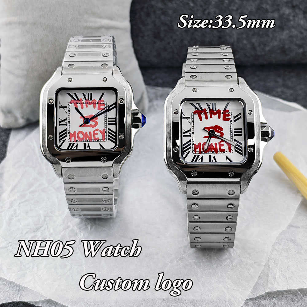 New NH05 Square Watch Time is  - Luxury Watch Logo 评论和价格