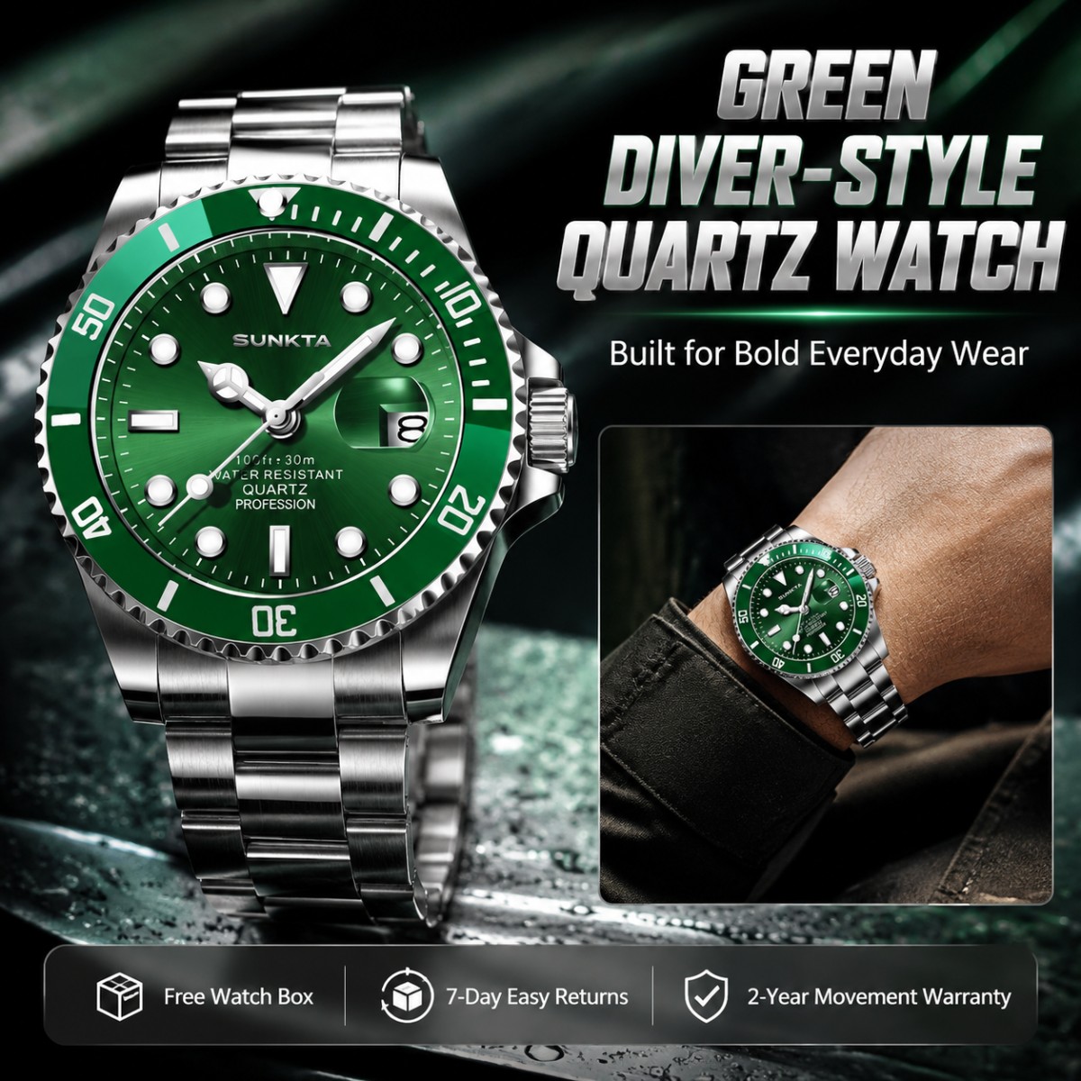 2026 SUNKTA Top Brand Luxury M - Luxury Watch All Brands 评论和价格