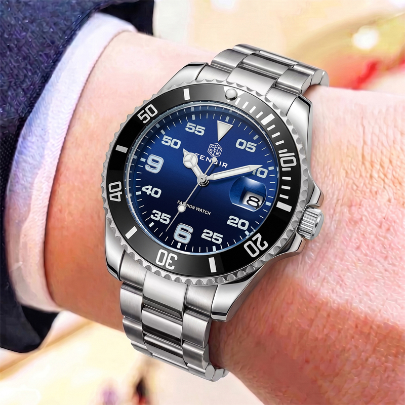 Classic men's quartz watch wit - Luxury Watch It 评论和价格