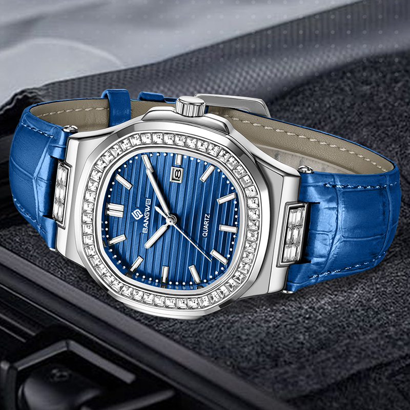 BANGWEI Top Brand Luxury Mens  - Luxury Watch Holder For Men 评论和价格