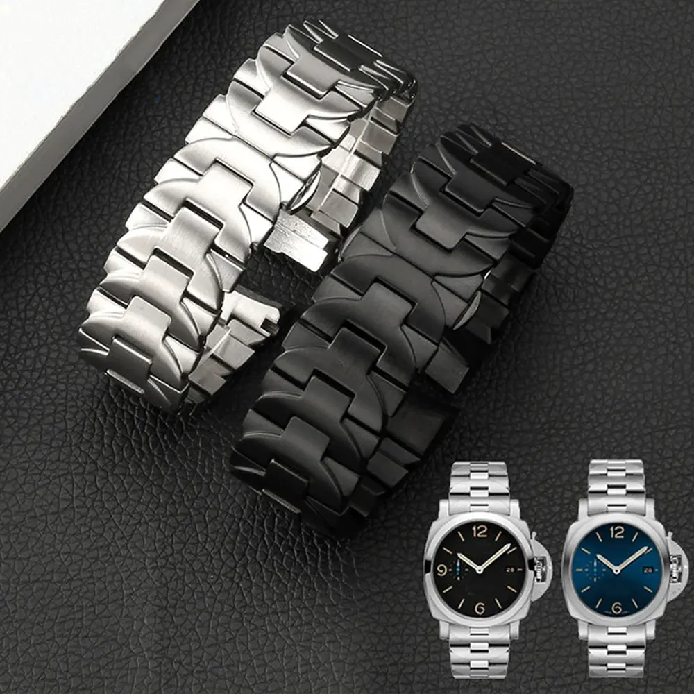 22mm 24mm Stainless Steel Brac - Luxury Watch Panerai 评论和价格