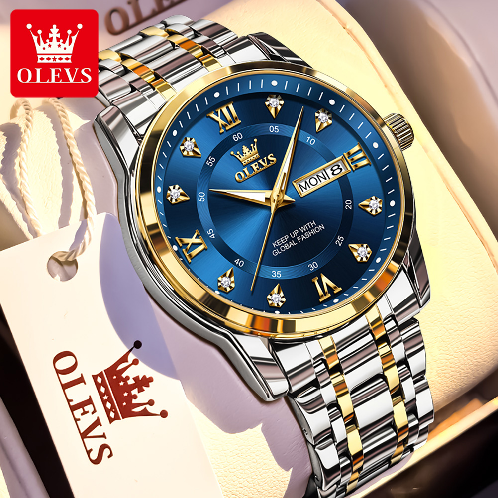 OLEVS Brand Fashion men's watc - Luxury Quartz Watch Brands 评论和价格