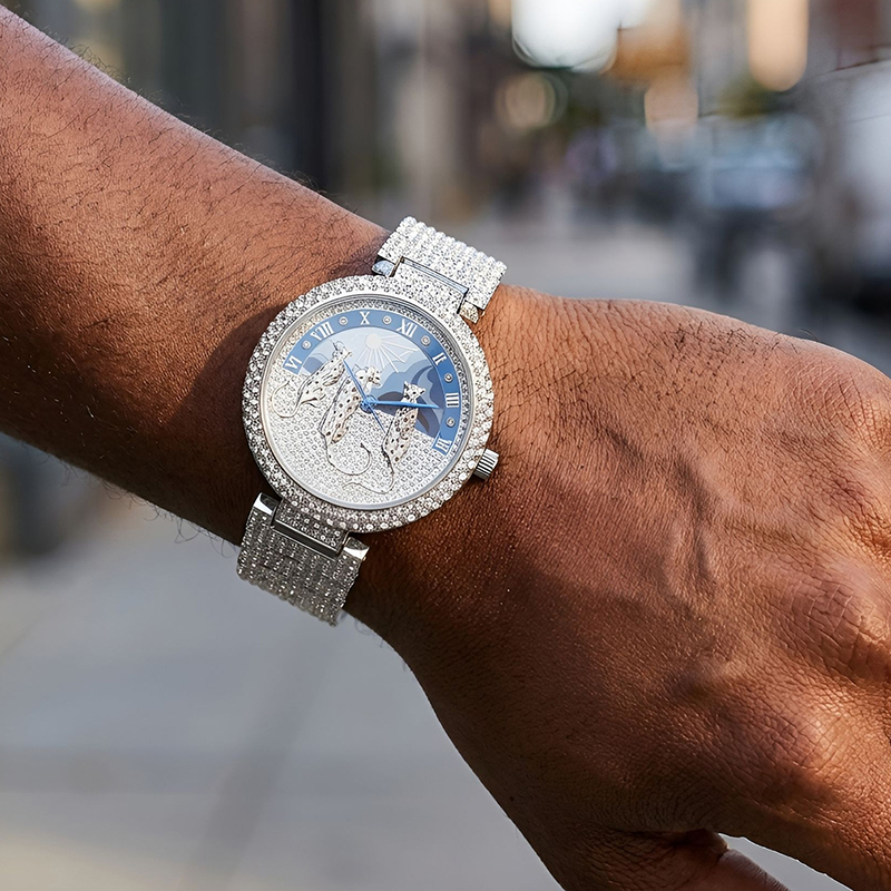 Men's Watches Sun and leopard  - Luxury Watch And Jewelry Brand 评论和价格