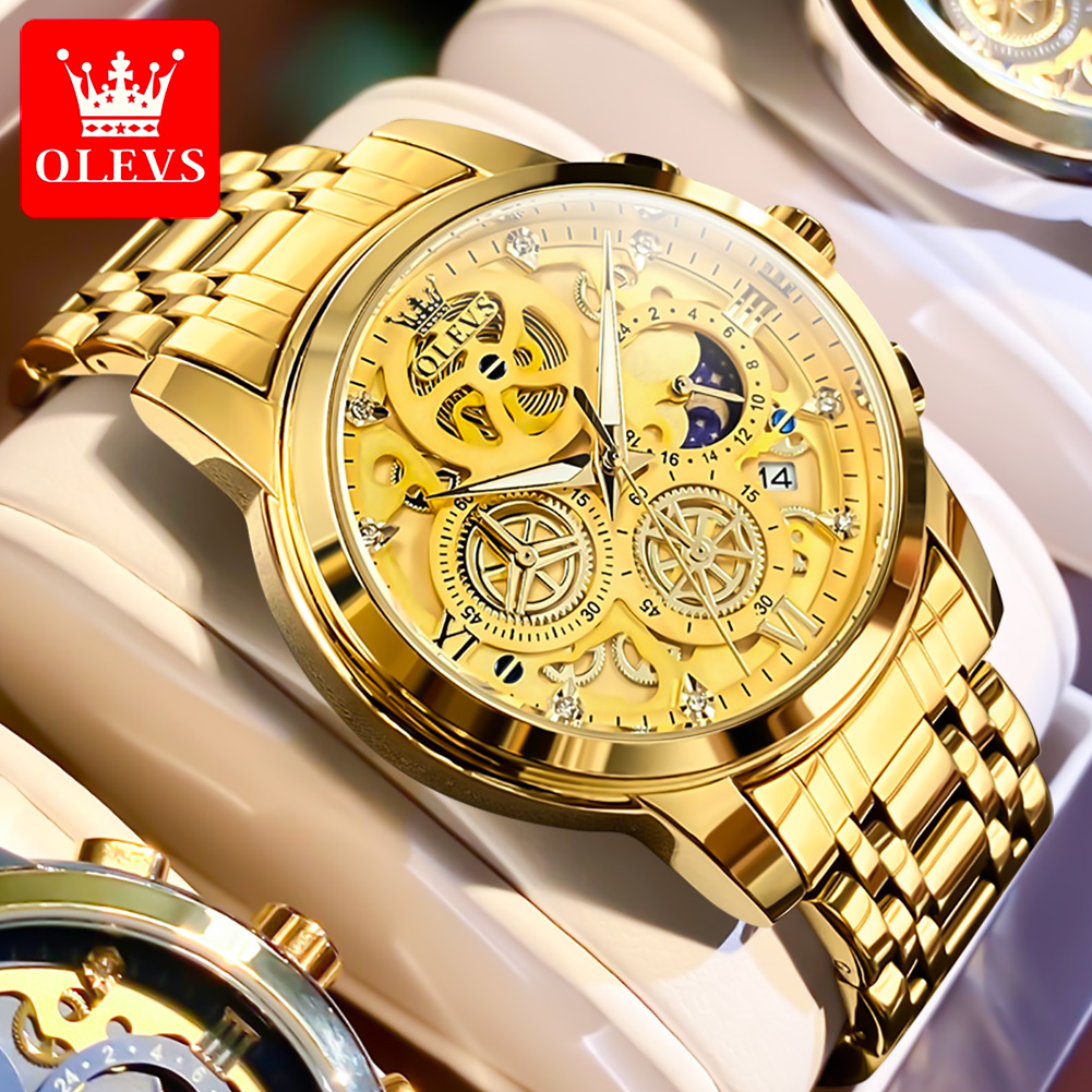 OLEVS 9947 Men Watch Original  - Luxury Watch All Brands 评论和价格