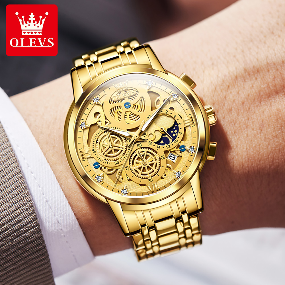 OLEVS 9947 Men Watch Original  - Luxury Watch All Brands 评论和价格