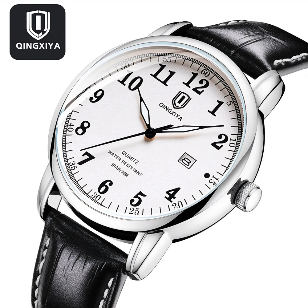 QINGXIYA Business Mens Watches - Luxury Watch Holder For Men 评论和价格