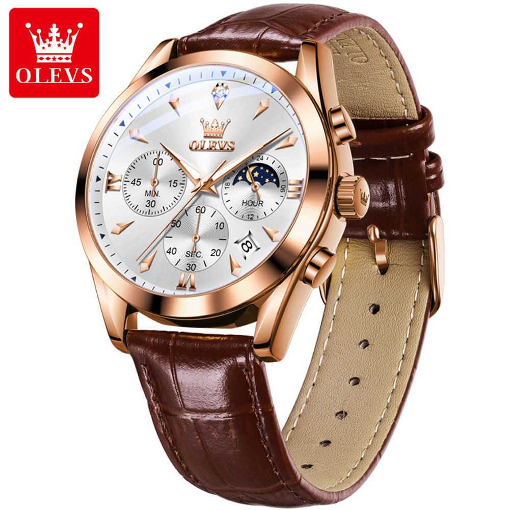 OLEVS Brand New Fashion Quartz - Luxury Watch Holder For Men 评论和价格