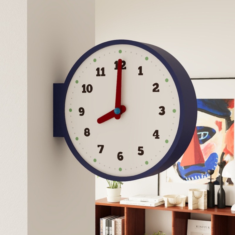 Double Sided Wall Clock Corner - Luxury Watch House 评论和价格